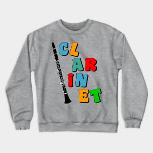 Colorful Clarinet Crewneck Sweatshirt